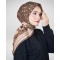 AKEL SPRİNG PUANTİYE DESENLİ EŞARP %80 VİSCON %20 POLYESTER