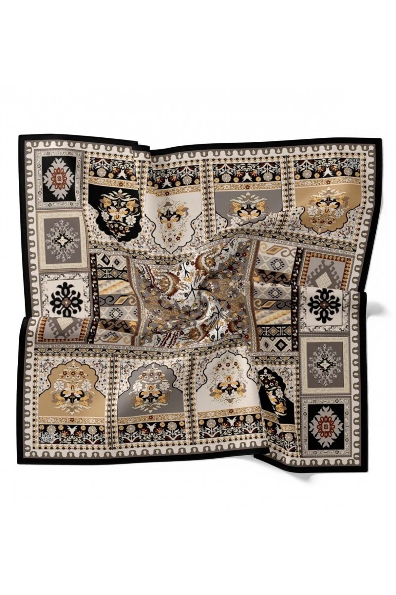 LEVİDOR KRİSTAL EŞARP-ANTİK DESEN