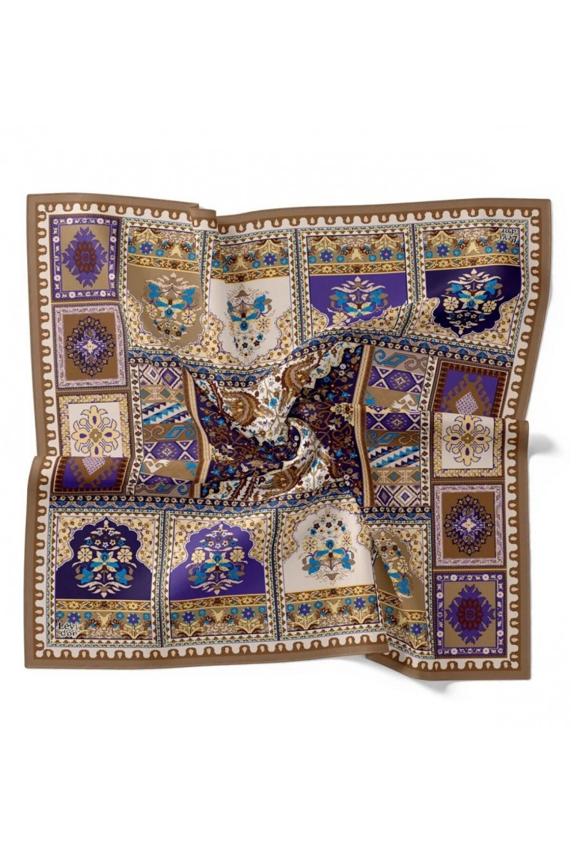 LEVİDOR KRİSTAL EŞARP-ANTİK DESEN