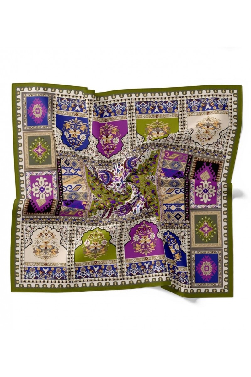 LEVİDOR KRİSTAL EŞARP-ANTİK DESEN