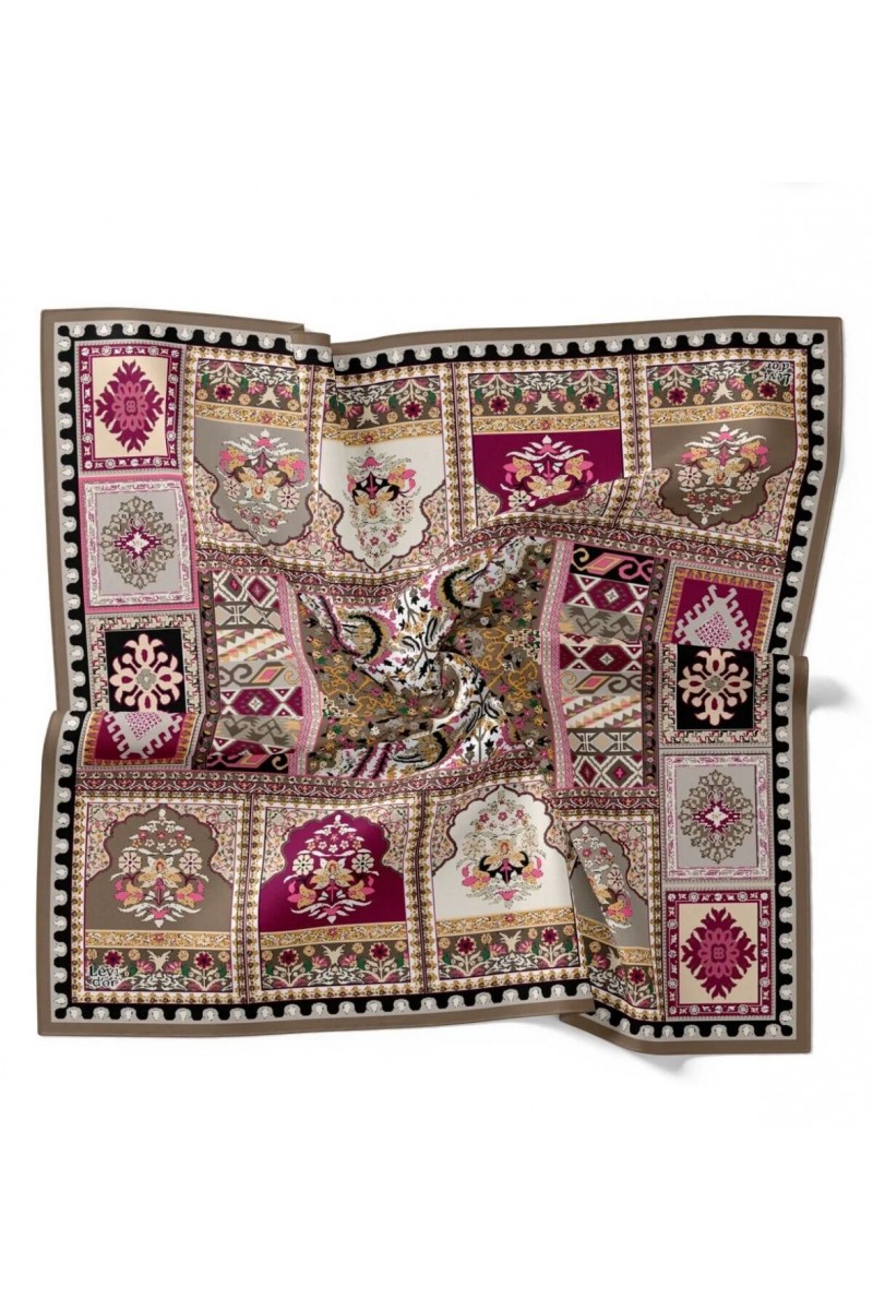 LEVİDOR KRİSTAL EŞARP-ANTİK DESEN