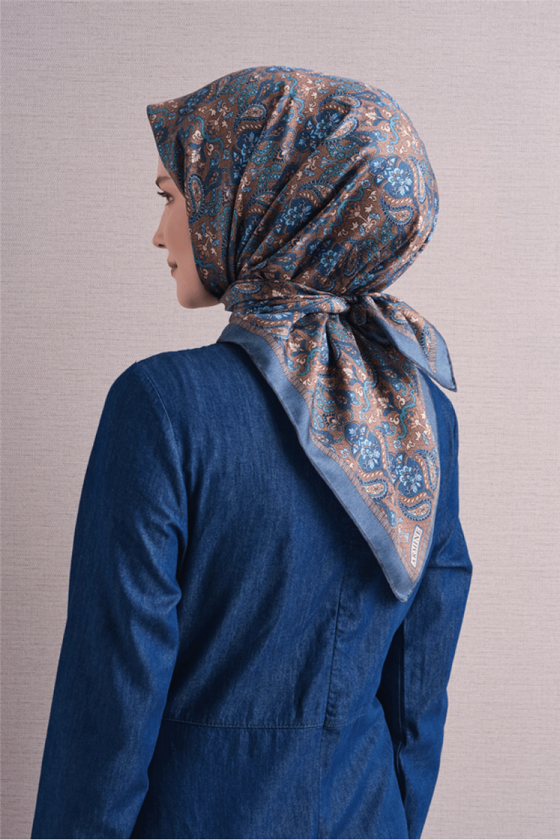 Armine Saf İpek Twill Eşarp 9609D 34
