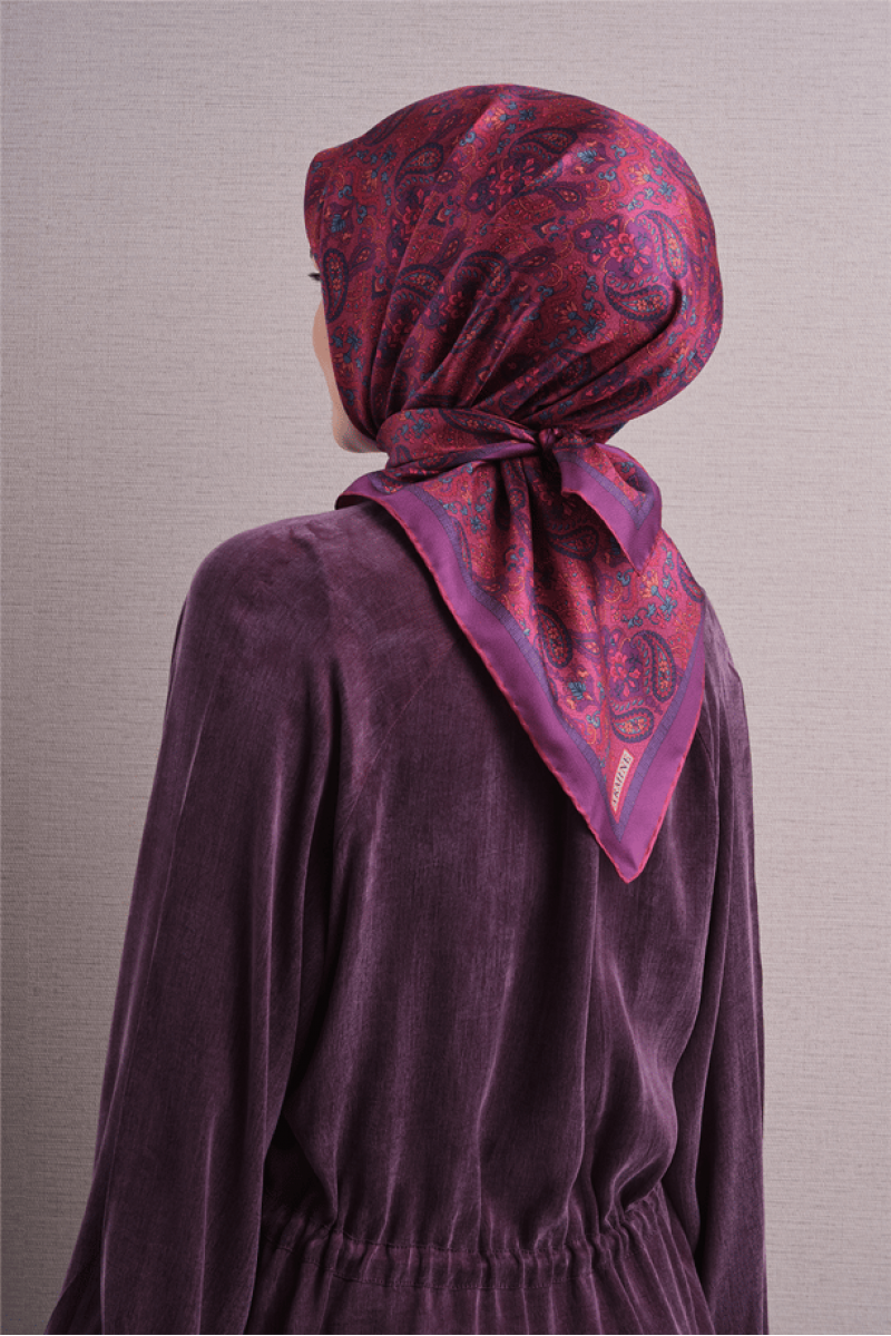 Armine Saf İpek Twill Eşarp 9609D 81