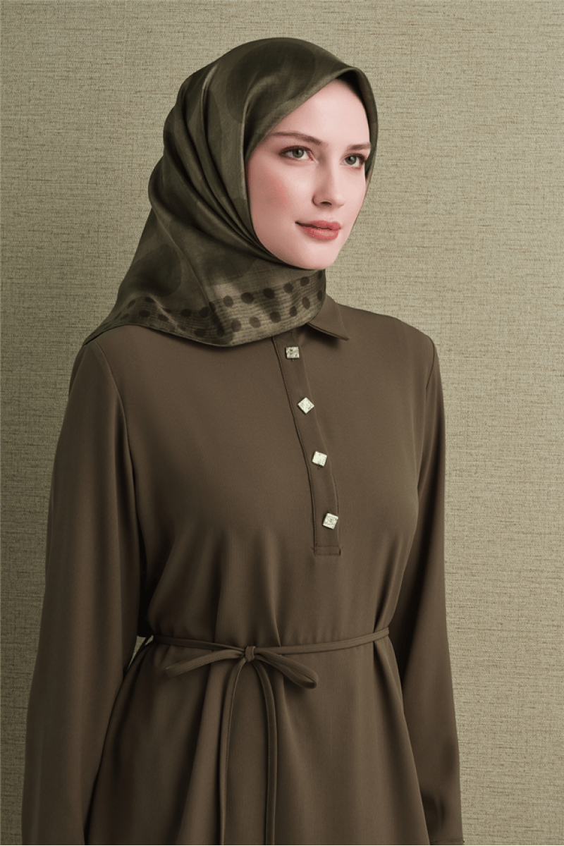 Armine Saf İpek Twill Eşarp 9637D 53
