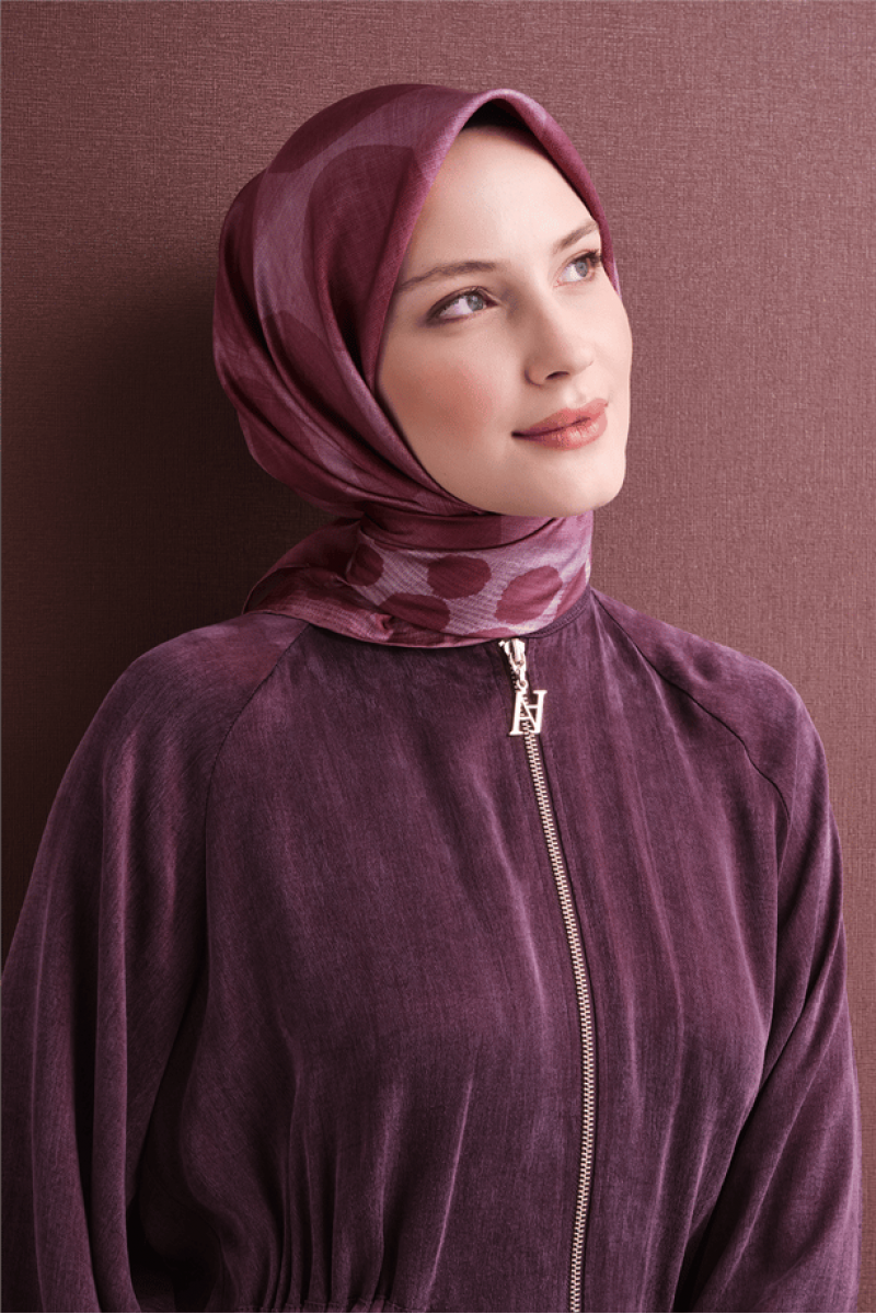 Armine Saf İpek Twill Eşarp 9637D 85