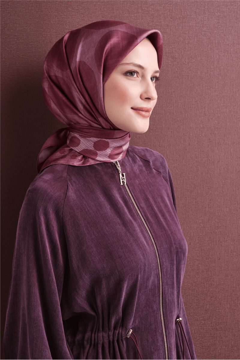 Armine Saf İpek Twill Eşarp 9637D 85