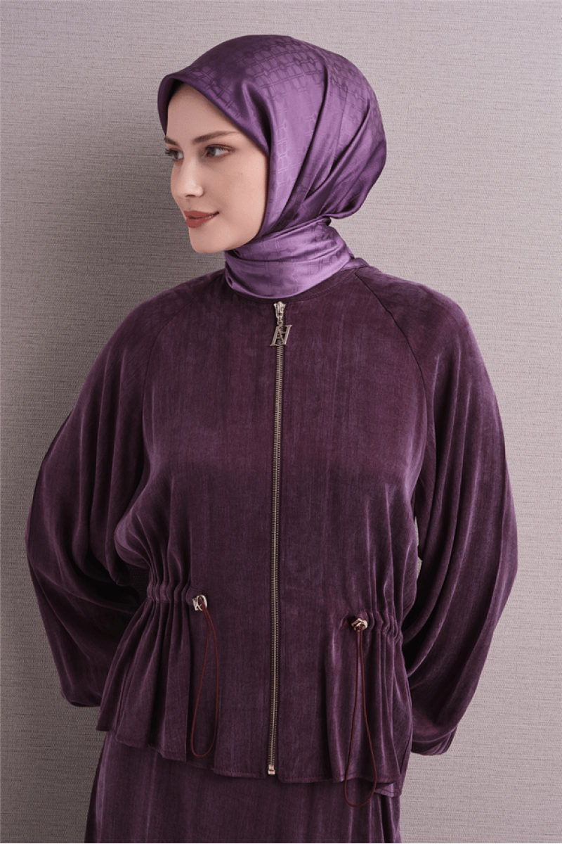 Armine Jakarlı İpek Eşarp 9647D 86