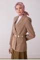 Obje Desen %100 Twill İpek Eşarp 4320-02