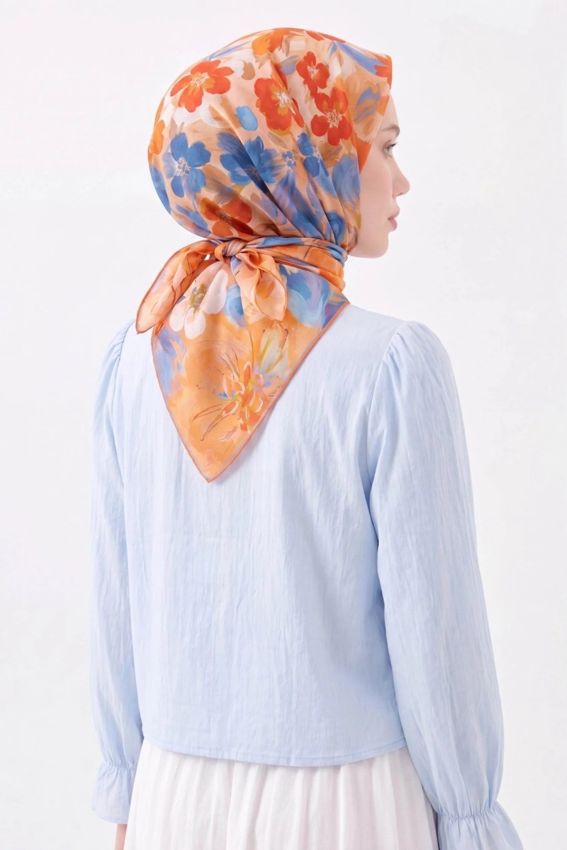 Silk Home Soft Eşarp Flower  Desen (9630-02)