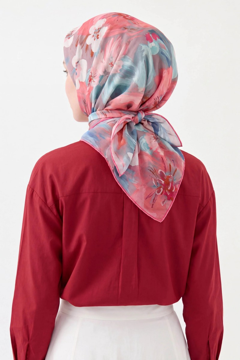 Silk Home Soft Eşarp Flower Desen (9630-15)
