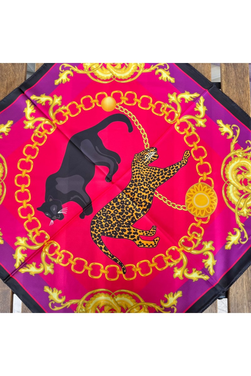 RENKLİ SATEN FULAR 60 X 60 CM