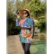  Floral Desenli Tesettür Mayo(38 BEDEN) (4 PARÇA PANTOLON-TUNİK-BÜSTİYER-BONE)