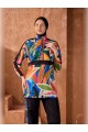  Floral Desenli Tesettür Mayo(38 BEDEN) (4 PARÇA PANTOLON-TUNİK-BÜSTİYER-BONE)
