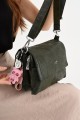 571 Collections Çanta Suni Deri Omuz Çantası Yeşil(17M-YŞL)
