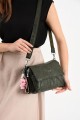 571 Collections Çanta Suni Deri Omuz Çantası Yeşil(17M-YŞL)