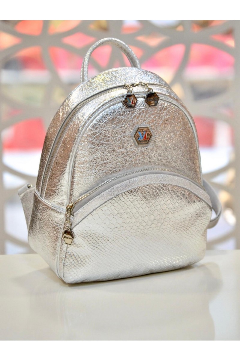 KAREN GÜMÜŞ SIRT ÇANTASI KÜÇÜK BOY