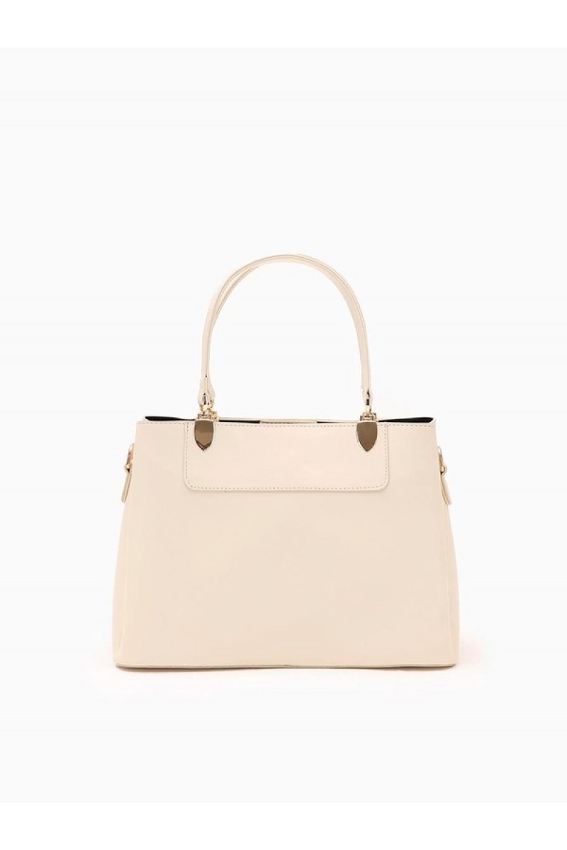 LEVİDOR 930120 KREM ÜÇ BÖLMELİ EL ÇANTASI