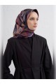 Armine Çiçek Desenli Saf İpek Sura Eşarp 9406D 34