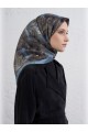 Armine Çiçek Desenli Saf İpek Twill Eşarp 9409D 37 Armine Çiçek Desenli Saf İpek Twill Eşarp 9409D 37