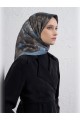 Armine Çiçek Desenli Saf İpek Twill Eşarp 9409D 37 Armine Çiçek Desenli Saf İpek Twill Eşarp 9409D 37