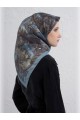 Armine Çiçek Desenli Saf İpek Twill Eşarp 9409D 37 Armine Çiçek Desenli Saf İpek Twill Eşarp 9409D 37