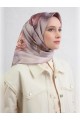 Armine Çiçek Desenli Saf İpek Sura Eşarp 9419D 06
