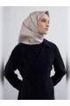 Armine Soyut Desenli Saf İpek Twill Eşarp 9431D 85