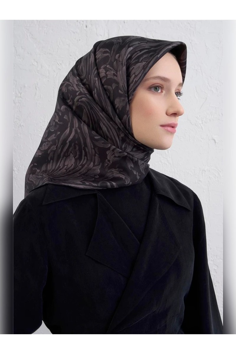 Armine Soyut Desenli Saf İpek SURA Eşarp 9431D 02 Armine Soyut Desenli Saf İpek SURA Eşarp 9431D 02