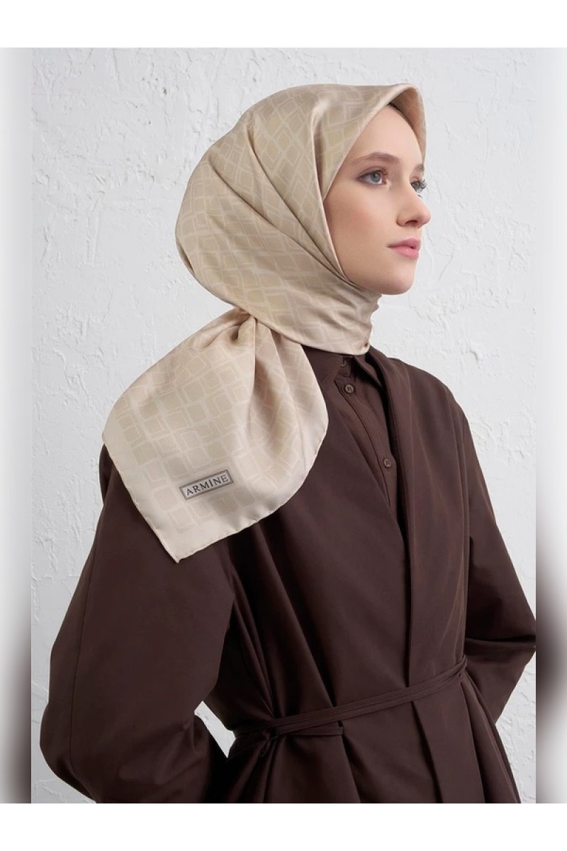 Armine Saf İpek Tivil Eşarp 9438D 53 Armine Saf İpek Tivil Eşarp 9438D 53