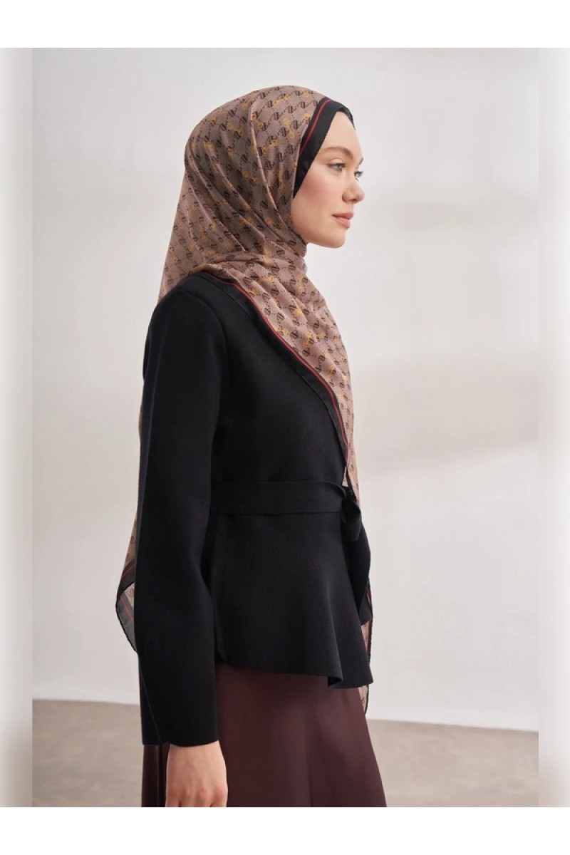 İTHAL VUAL MONOGRAM DESEN ŞAL 3361-1028