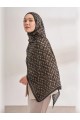 İTHAL VUAL MONOGRAM DESEN ŞAL 3361-463