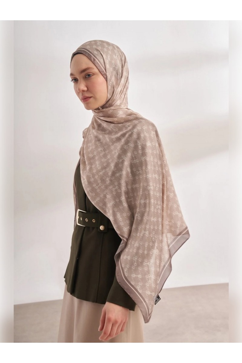 İTHAL VUAL MONOGRAM DESEN ŞAL 3361-622