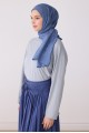 BELLİ Geometrik Desen Ivory Şal %55 NAİA %45 PAMUK