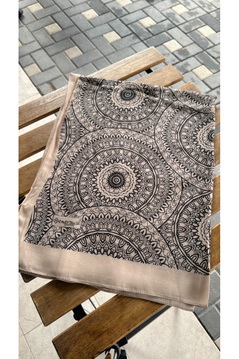 EMPROYAL ORGANİC %100 COTTON BASKILI PAMUK ŞAL