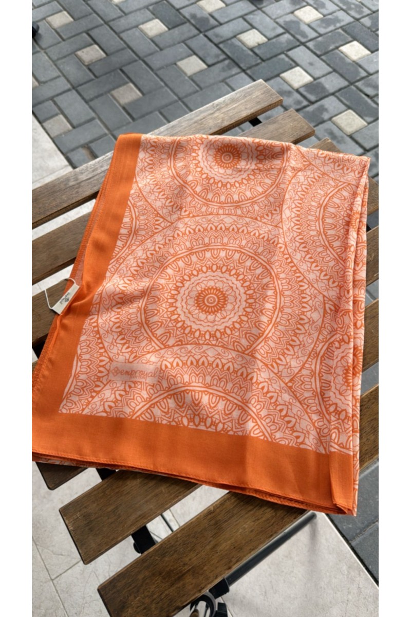 EMPROYAL ORGANİC %100 COTTON BASKILI PAMUK ŞAL