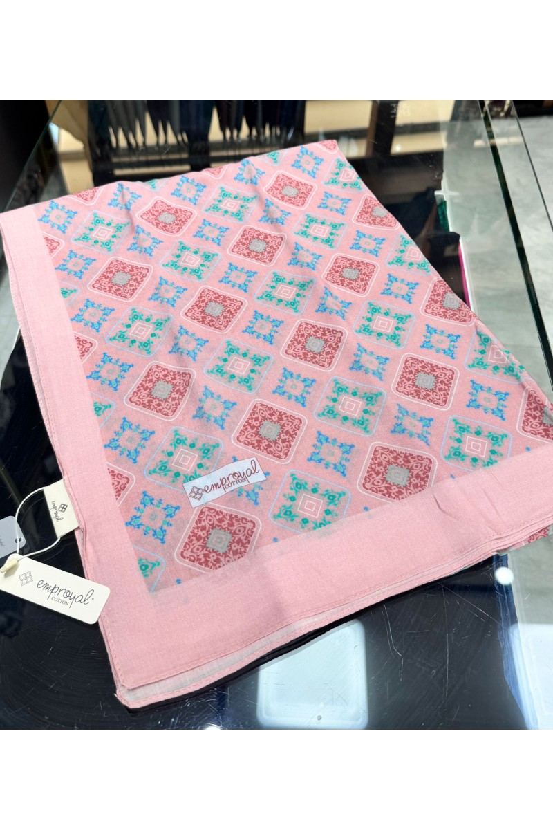 EMPROYAL ORGANİC %100 COTTON BASKILI PAMUK ŞAL