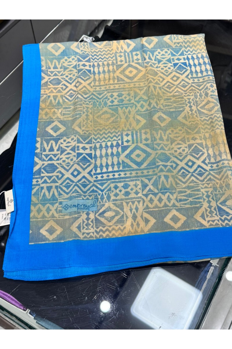 EMPROYAL ORGANİC %100 COTTON BASKILI PAMUK ŞAL
