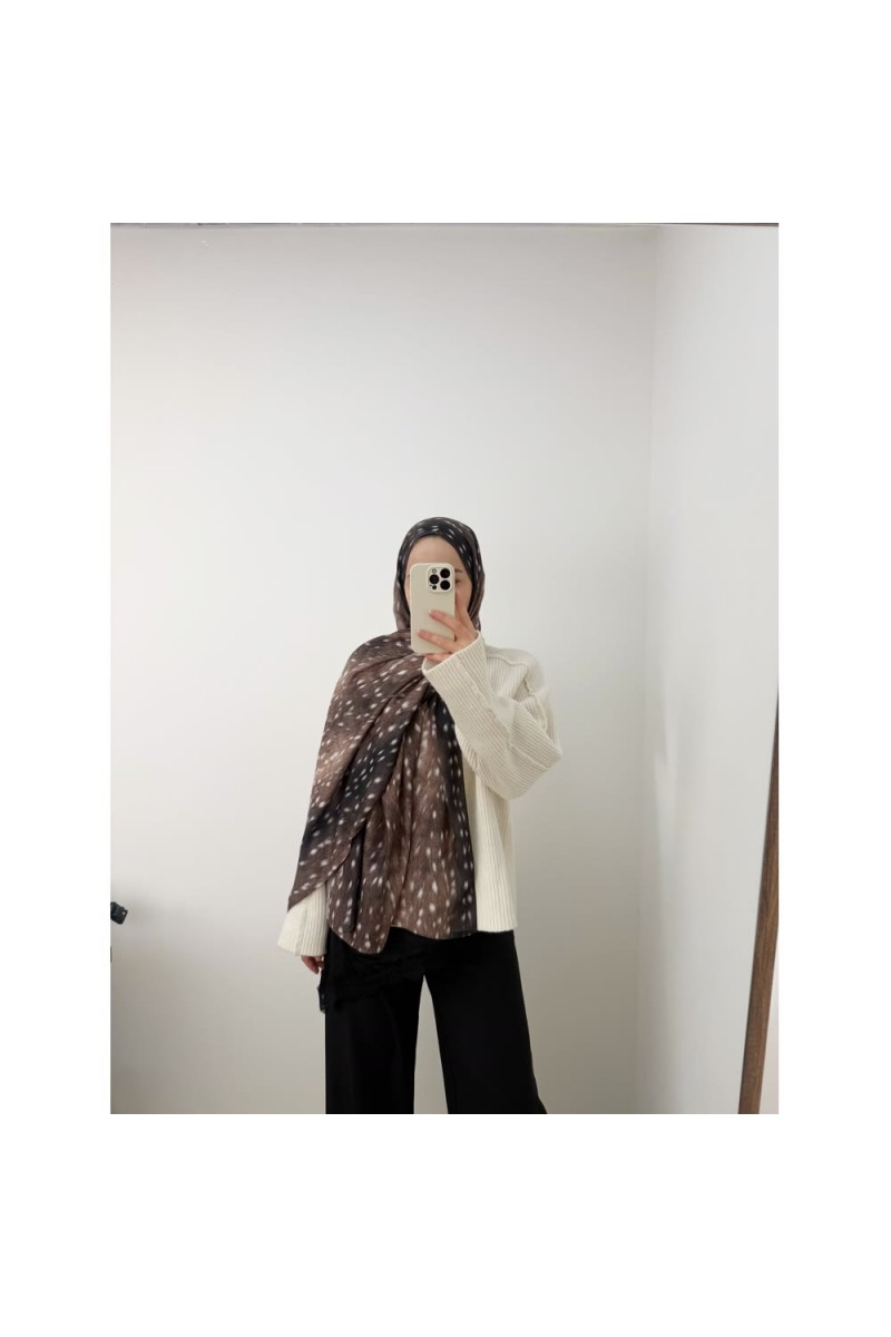 LOPRES BAMBİ DESEN SOFT ŞAL (CEYLAN DESEN)