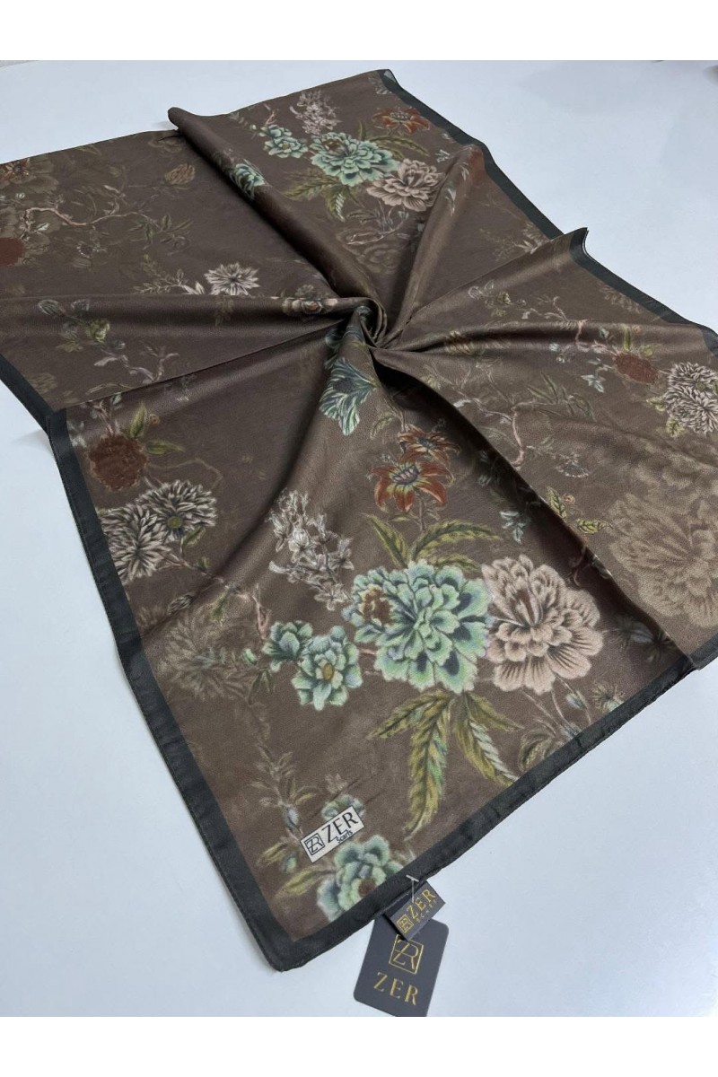 ZER ORGANİC SOFT ŞAL-ASKERİ YEŞİL