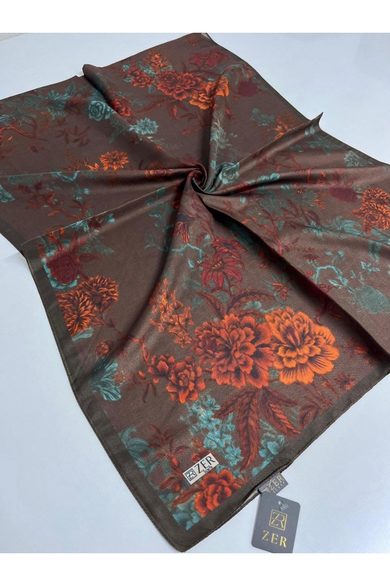 ZER ORGANİC SOFT ŞAL-KAHVERENGİ