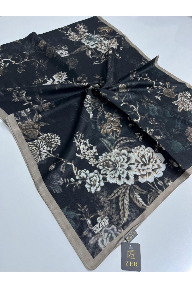 ZER ORGANİC SOFT ŞAL-SİYAH