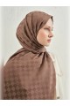 Armine Elegance J.İpek Pamuk Dama Şal - 75 x 195 - 11 Armine Elegance J.İpek Pamuk Dama Şal - 75 x 195 - 11