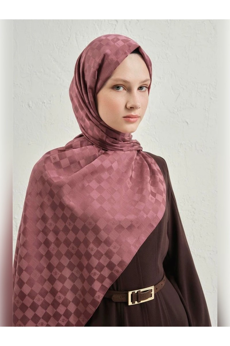Armine Elegance İpek Pamuk Dama Şal 32 Armine Elegance İpek Pamuk Dama Şal 32