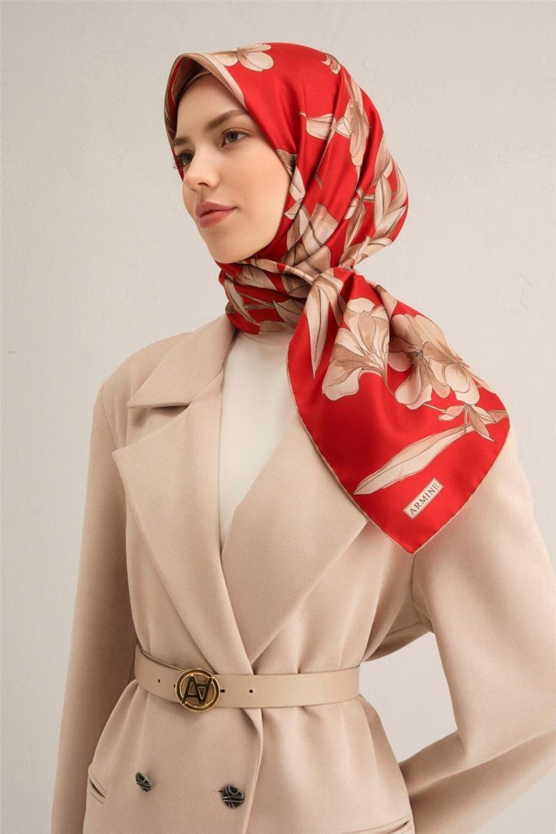 ARMİNE SURA İPEK EŞARP-9333